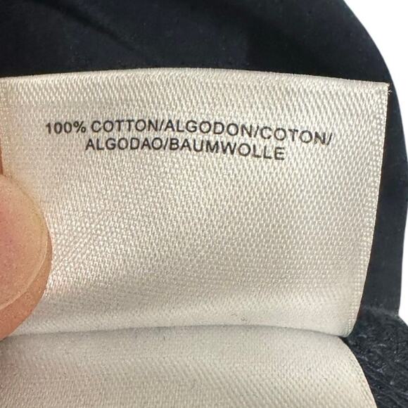 Jones New York Signature Navy Blue Cotton Tee Shirt Size L Casual Basic - Picture 3 of 4